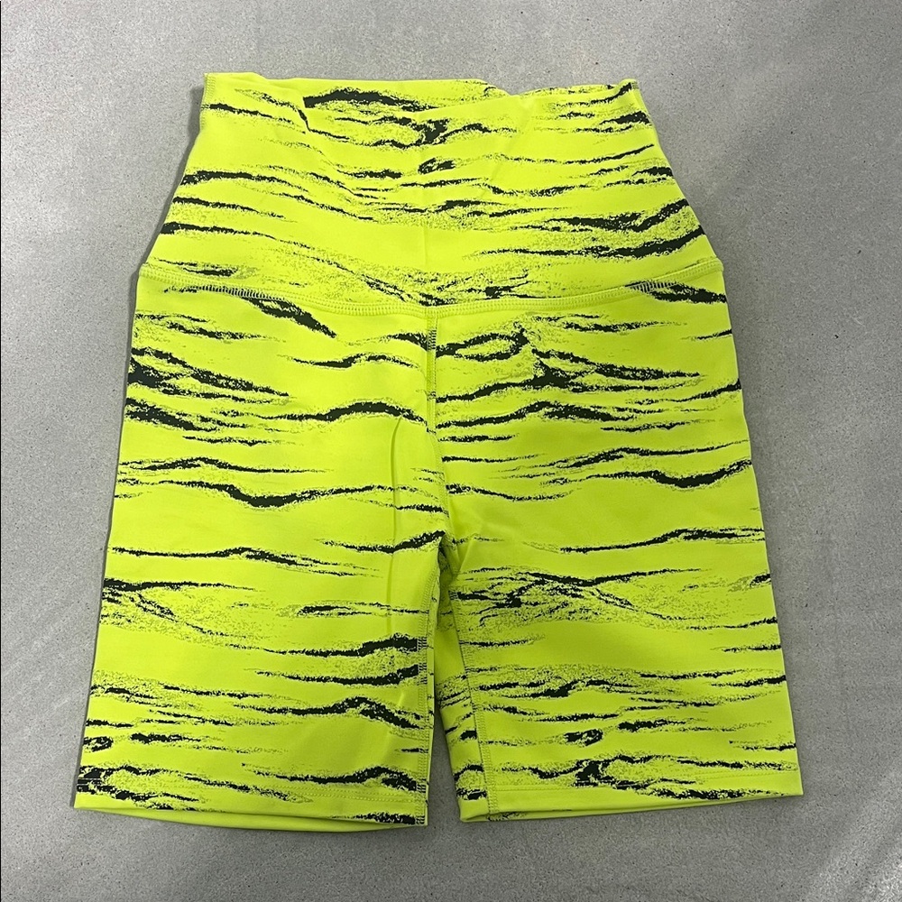 Beyond Yoga neon biker shorts